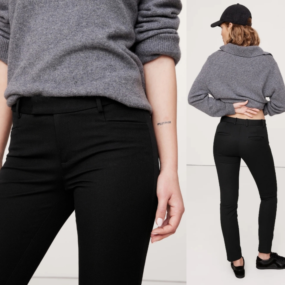 Sz 0P Banana Republic Black Skinny Sloan Pant